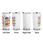 Colourful Cat Meow Stainless Steel 20oz Travel Mug Travel Mug Tumbler animal Printed Offshore