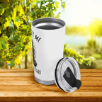 Let Me Overthink This Black Cat Stainless Steel 20oz Travel Mug Travel Mug Tumbler animal Printed Offshore