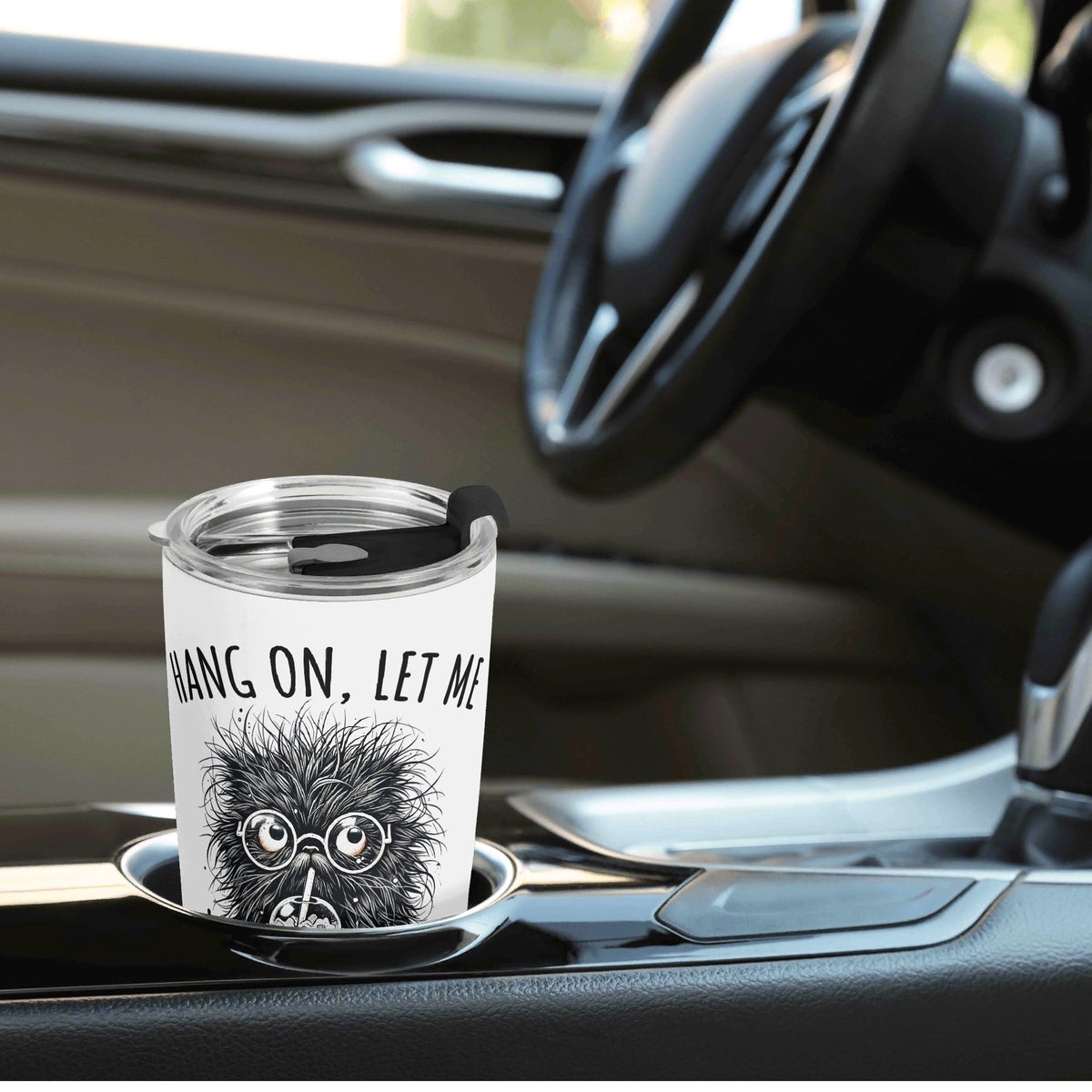 Let Me Overthink This Black Cat Stainless Steel 20oz Travel Mug Travel Mug Tumbler animal Printed Offshore