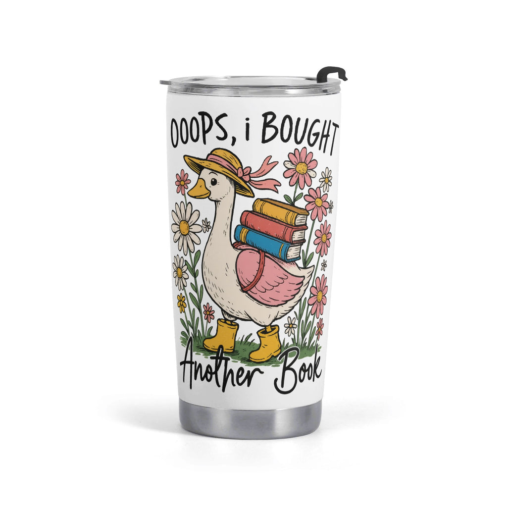 Oops I Bought Another Book 2 Stainless Steel 20oz Travel Mug Default Title Travel Mug Tumbler Printed Offshore Reading