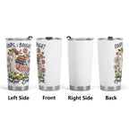 Oops I Bought Another Book 2 Stainless Steel 20oz Travel Mug Travel Mug Tumbler Printed Offshore Reading