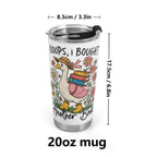 Oops I Bought Another Book 2 Stainless Steel 20oz Travel Mug Travel Mug Tumbler Printed Offshore Reading
