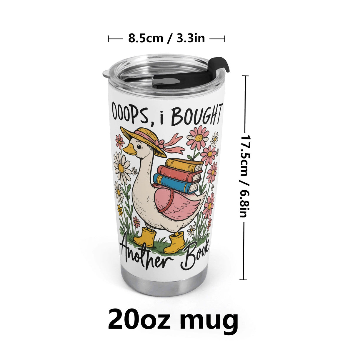 Oops I Bought Another Book 2 Stainless Steel 20oz Travel Mug Travel Mug Tumbler Printed Offshore Reading