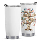 Book Tree Stainless Steel 20oz Travel Mug Travel Mug Tumbler Printed Offshore Reading