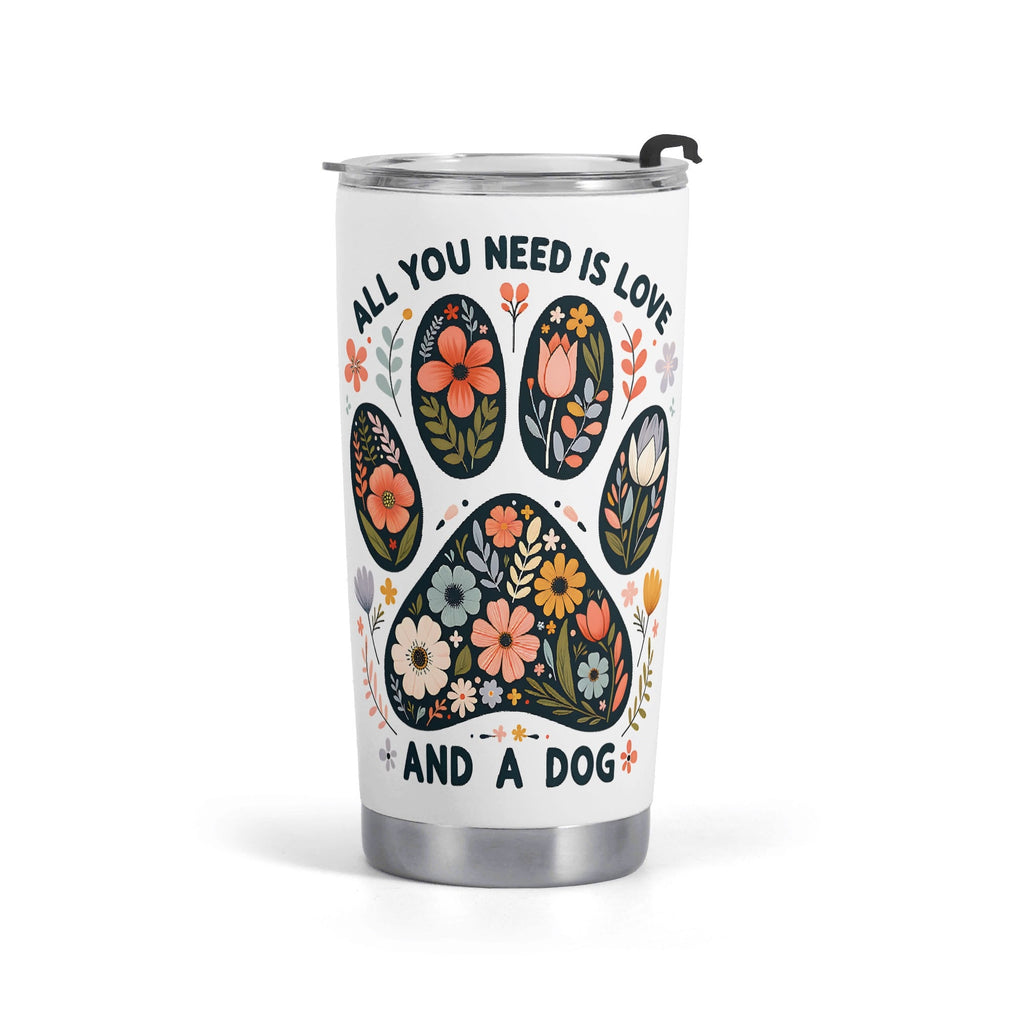 All You Need Is Love And A Dog Stainless Steel 20oz Travel Mug Default Title Printed Offshore