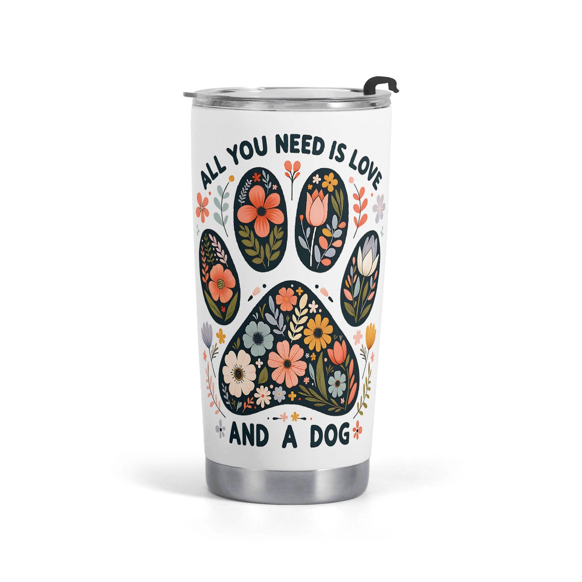 All You Need Is Love And A Dog Stainless Steel 20oz Travel Mug Default Title Printed Offshore