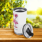 Cool Flamingos Hello Summer Stainless Steel 20oz Travel Mug Travel Mug Tumbler animal Printed Offshore Summer