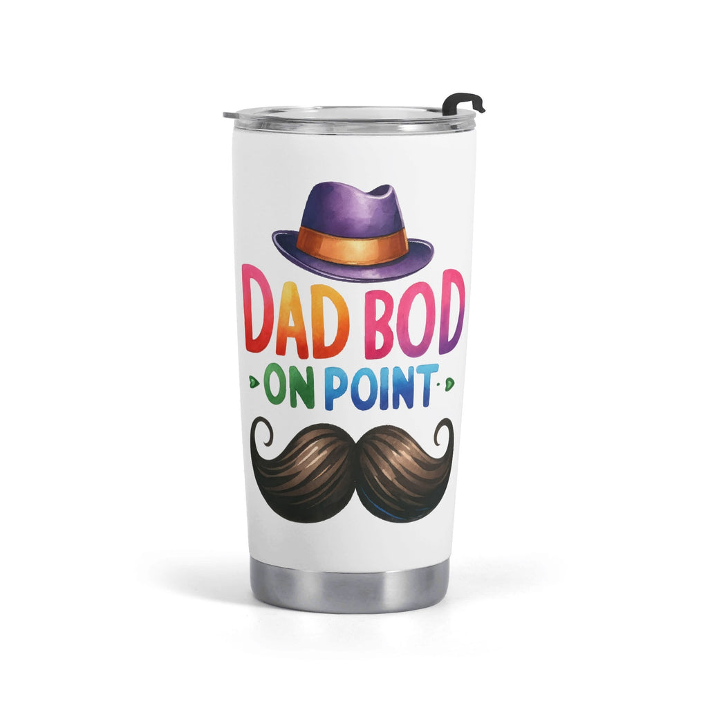 Dad Bod On Point Stainless Steel 20oz Travel Mug Default Title Printed Offshore