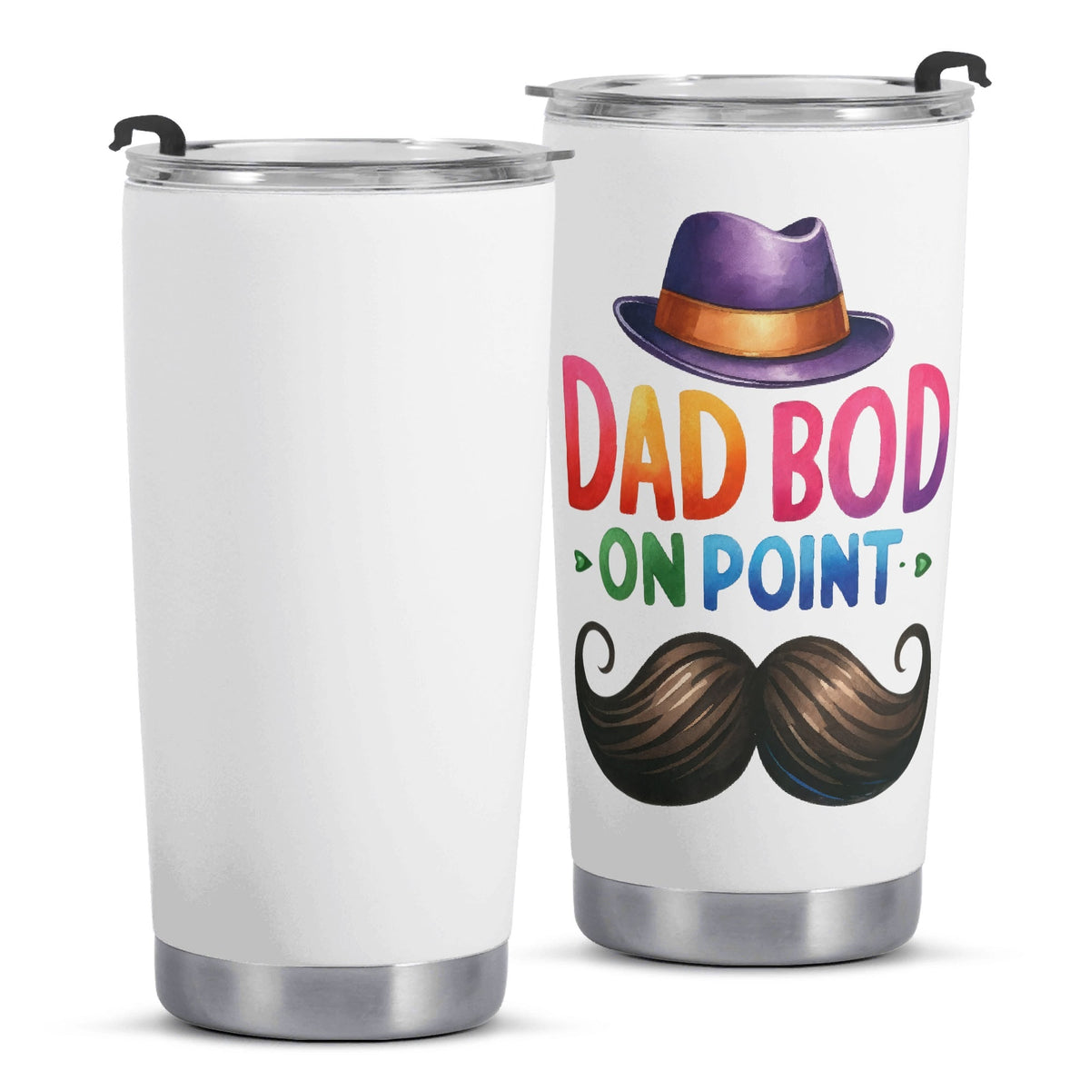 Dad Bod On Point Stainless Steel 20oz Travel Mug Printed Offshore