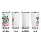 Turtle Just Go With The Flow Stainless Steel 20oz Travel Mug Printed Offshore