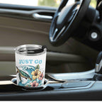 Turtle Just Go With The Flow Stainless Steel 20oz Travel Mug Printed Offshore