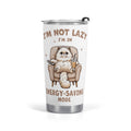Cat Energy Saving Mode Stainless Steel 20oz Travel Mug Default Title Printed Offshore