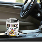 Ducks Are Not In A Row Stainless Steel 20oz Travel Mug Printed Offshore