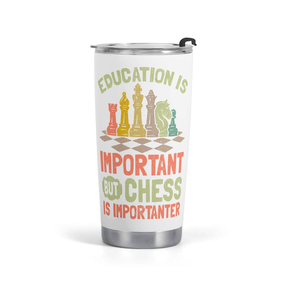 Chess And Education Stainless Steel 20oz Travel Mug Default Title Printed Offshore