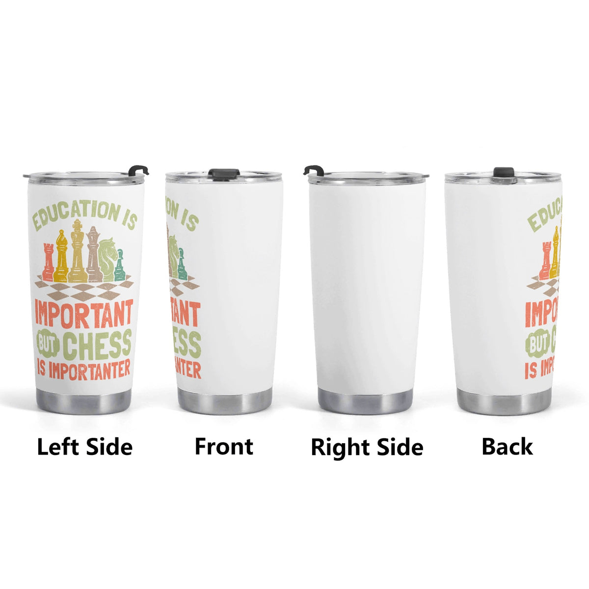 Chess And Education Stainless Steel 20oz Travel Mug Printed Offshore