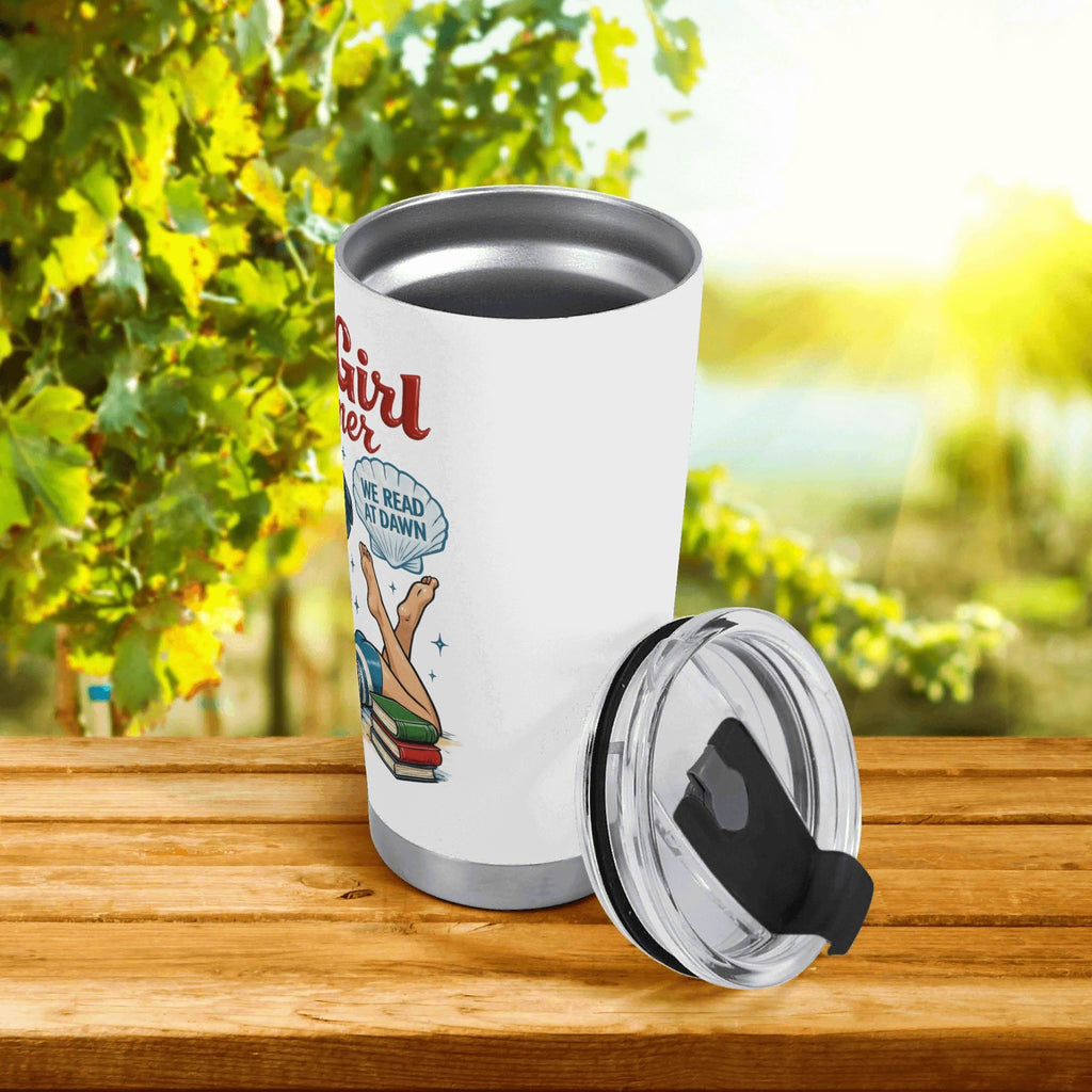 Book Girl Summer Stainless Steel 20oz Travel Mug Printed Offshore