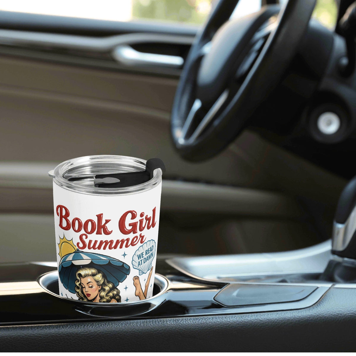 Book Girl Summer Stainless Steel 20oz Travel Mug Printed Offshore