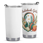 Audiobook Girlie Stainless Steel 20oz Travel Mug Travel Mug Tumbler Printed Offshore Reading