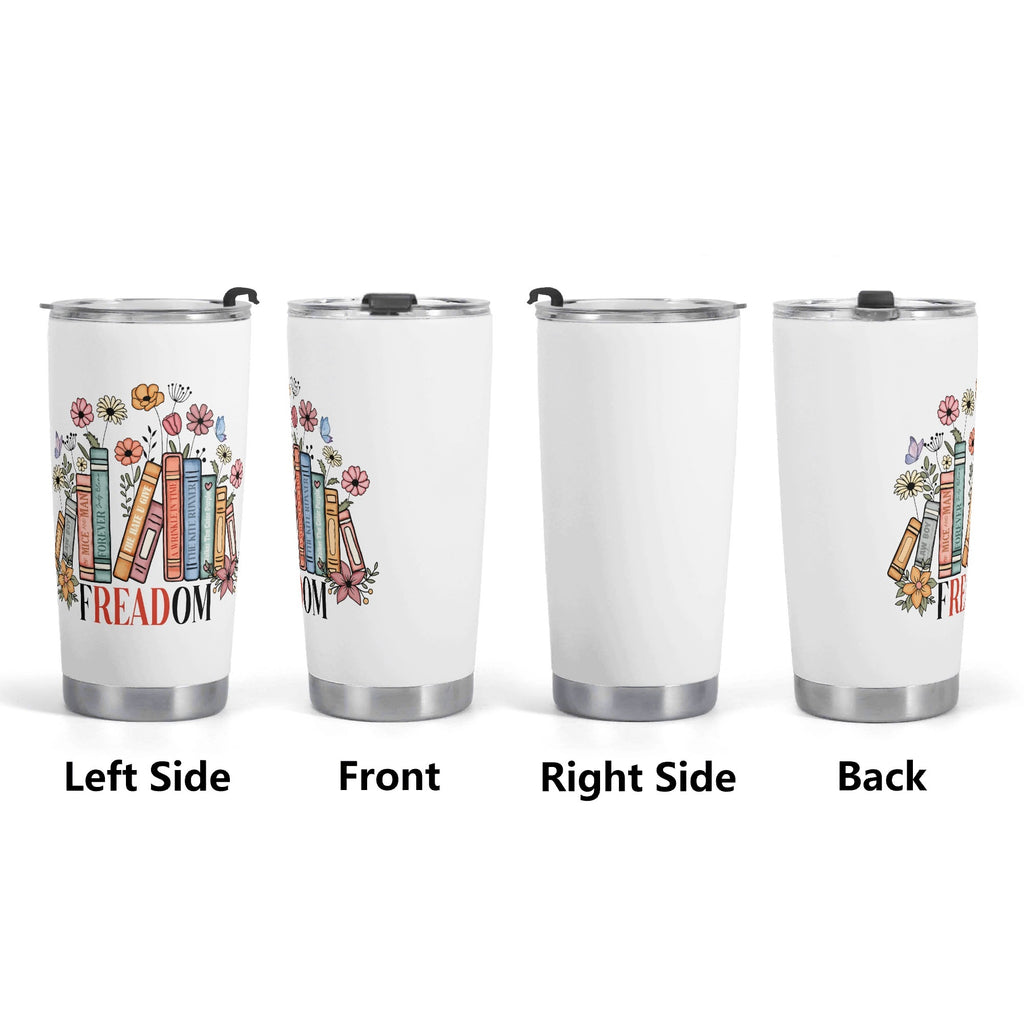 Reading Freedom Stainless Steel 20oz Travel Mug Printed Offshore