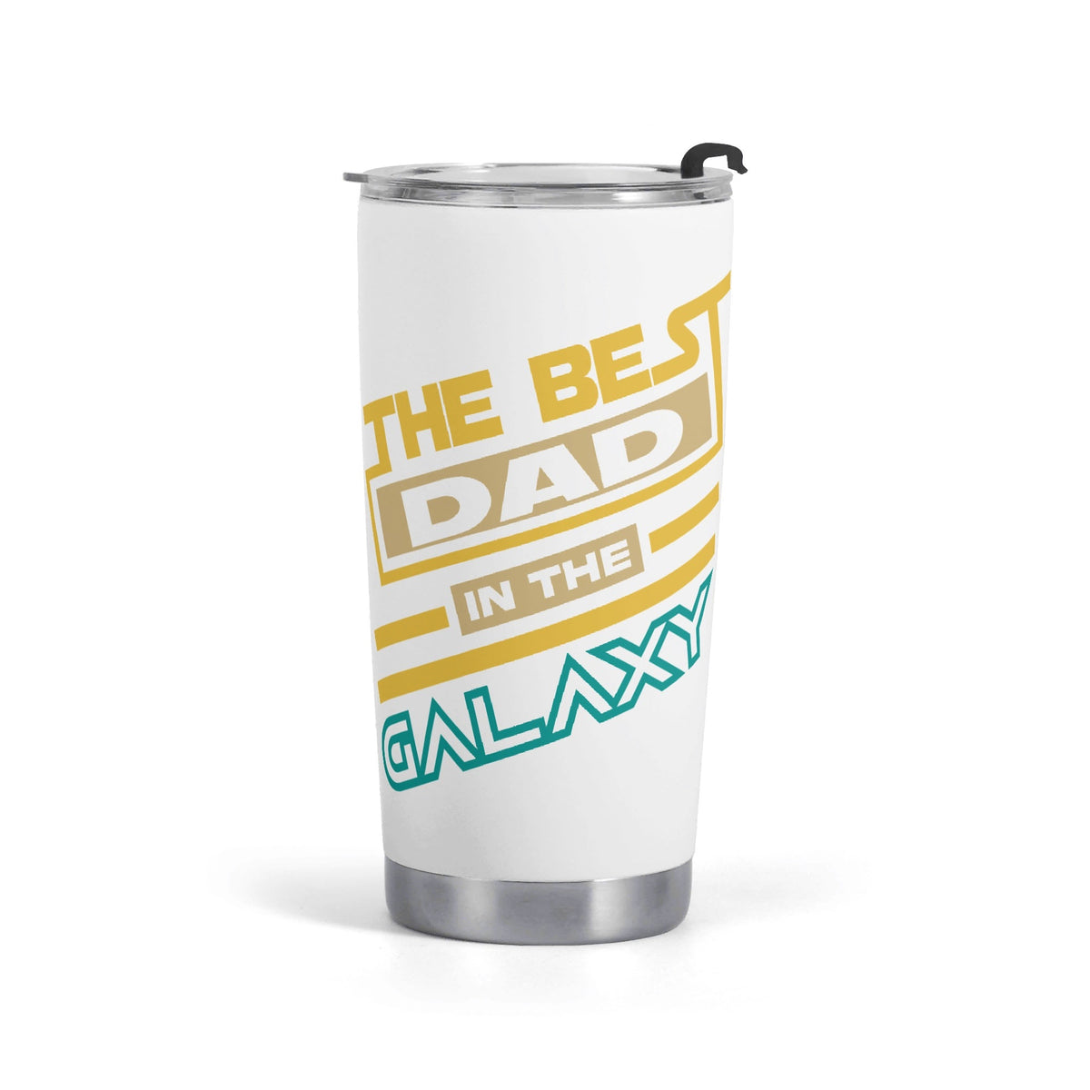 The Best Dad In The Galaxy Stainless Steel 20oz Travel Mug Default Title Printed Offshore