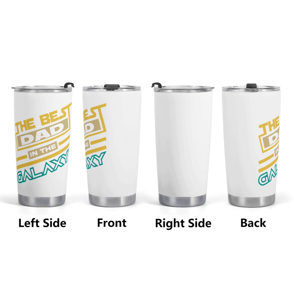 The Best Dad In The Galaxy Stainless Steel 20oz Travel Mug Printed Offshore