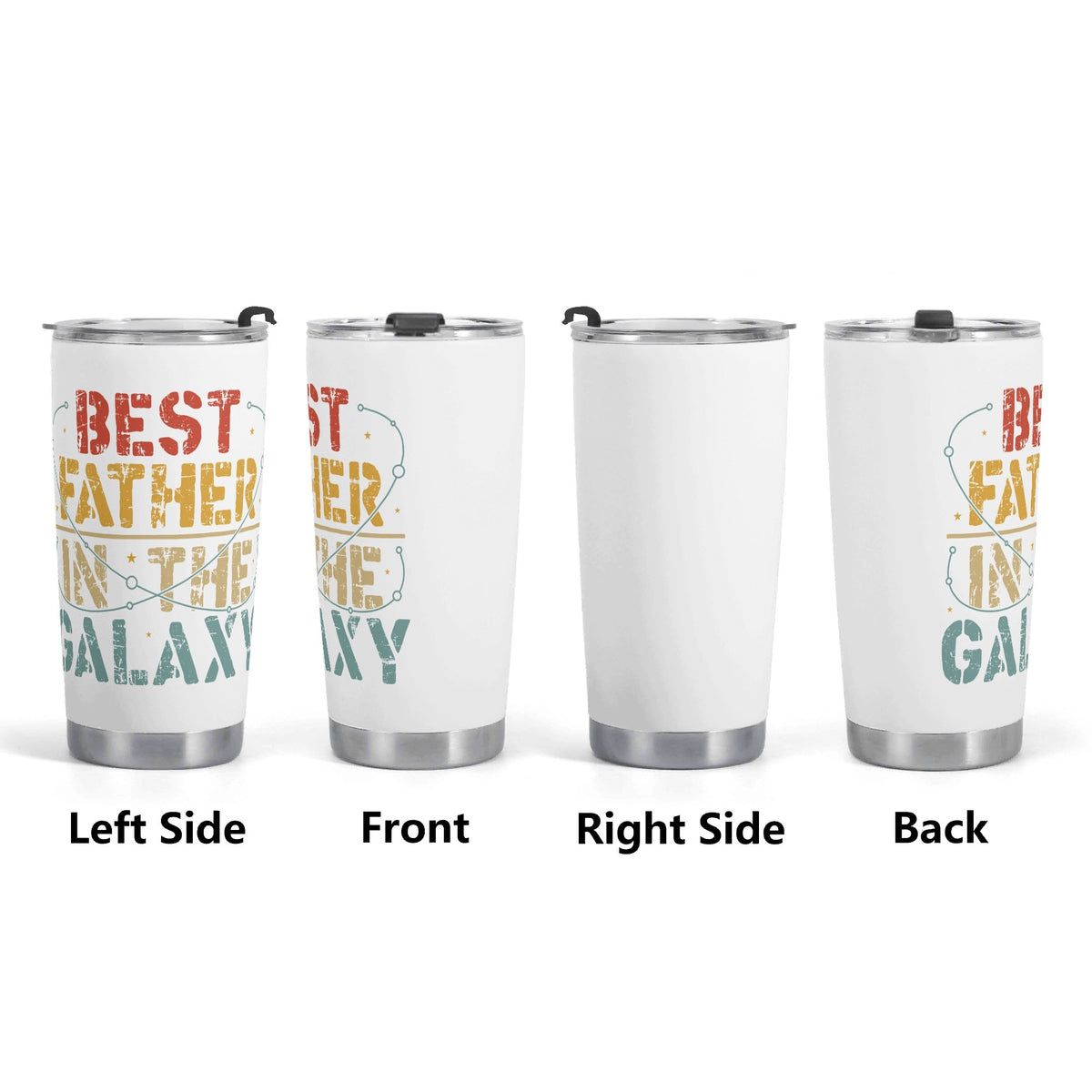 Best Father In The Galaxy Stainless Steel 20oz Travel Mug Printed Offshore