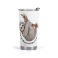 Sloth Dont Knock Lazy Stainless Steel 20oz Travel Mug Default Title Printed Offshore