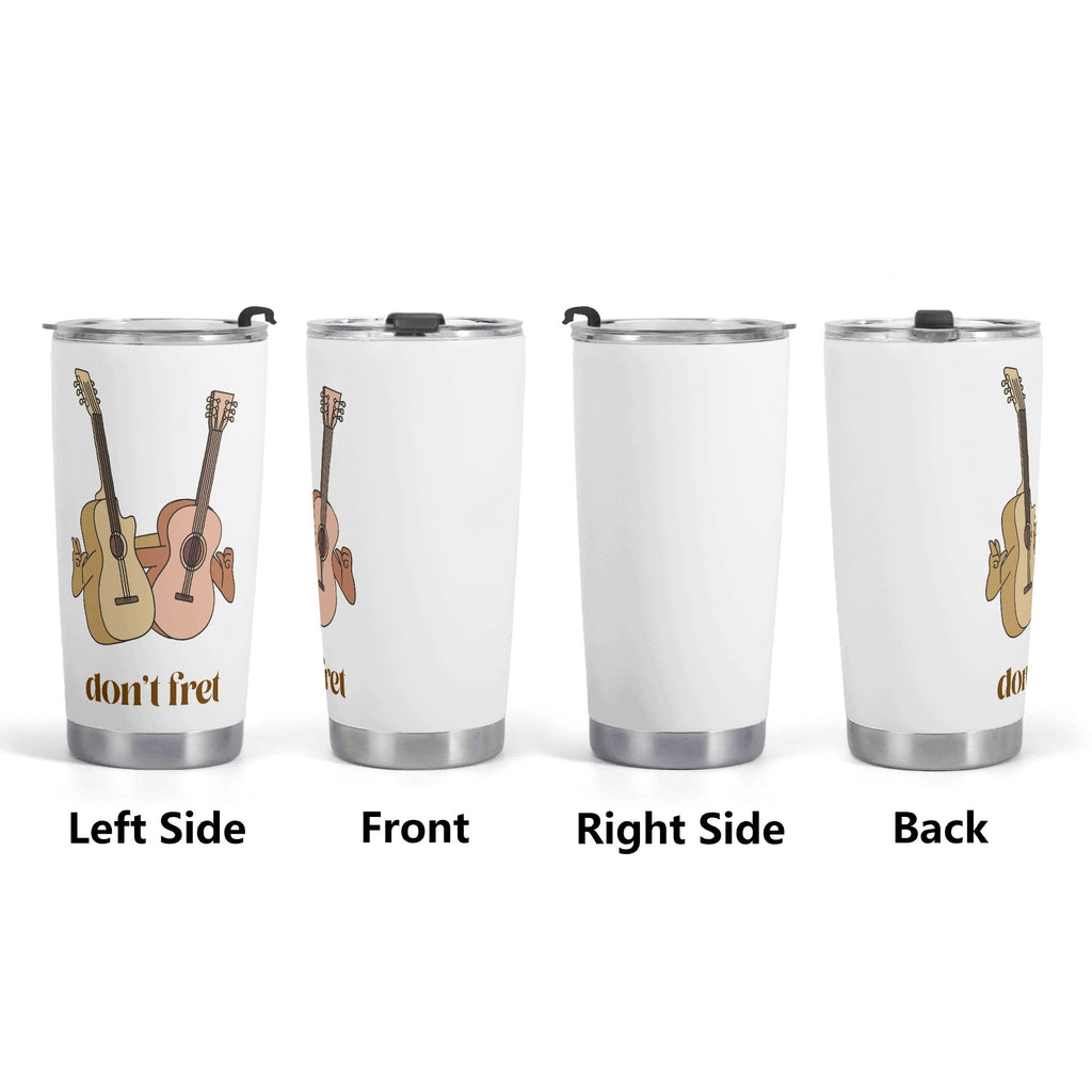 Dont Fret Guitar Stainless Steel 20oz Travel Mug Printed Offshore