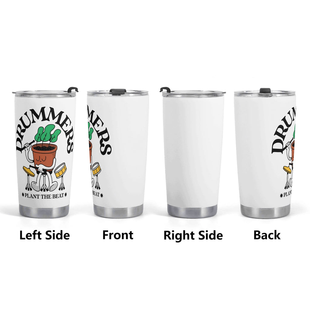 Drummers Plant The Beat Stainless Steel 20oz Travel Mug Printed Offshore