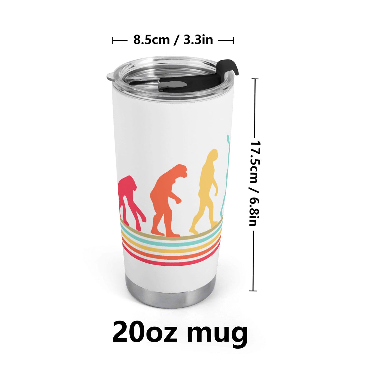Drummer Evolution Stainless Steel 20oz Travel Mug Printed Offshore