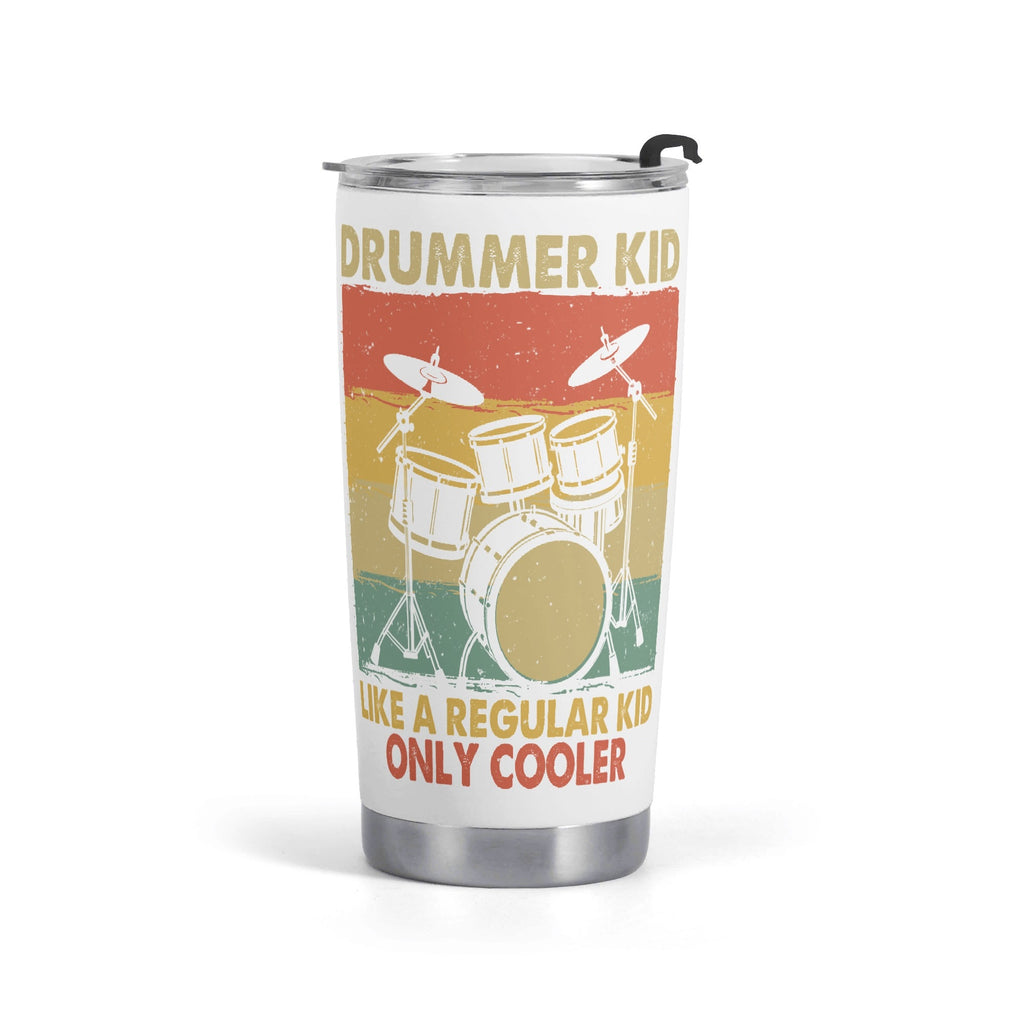 Drummer Kid Stainless Steel 20oz Travel Mug Default Title Printed Offshore