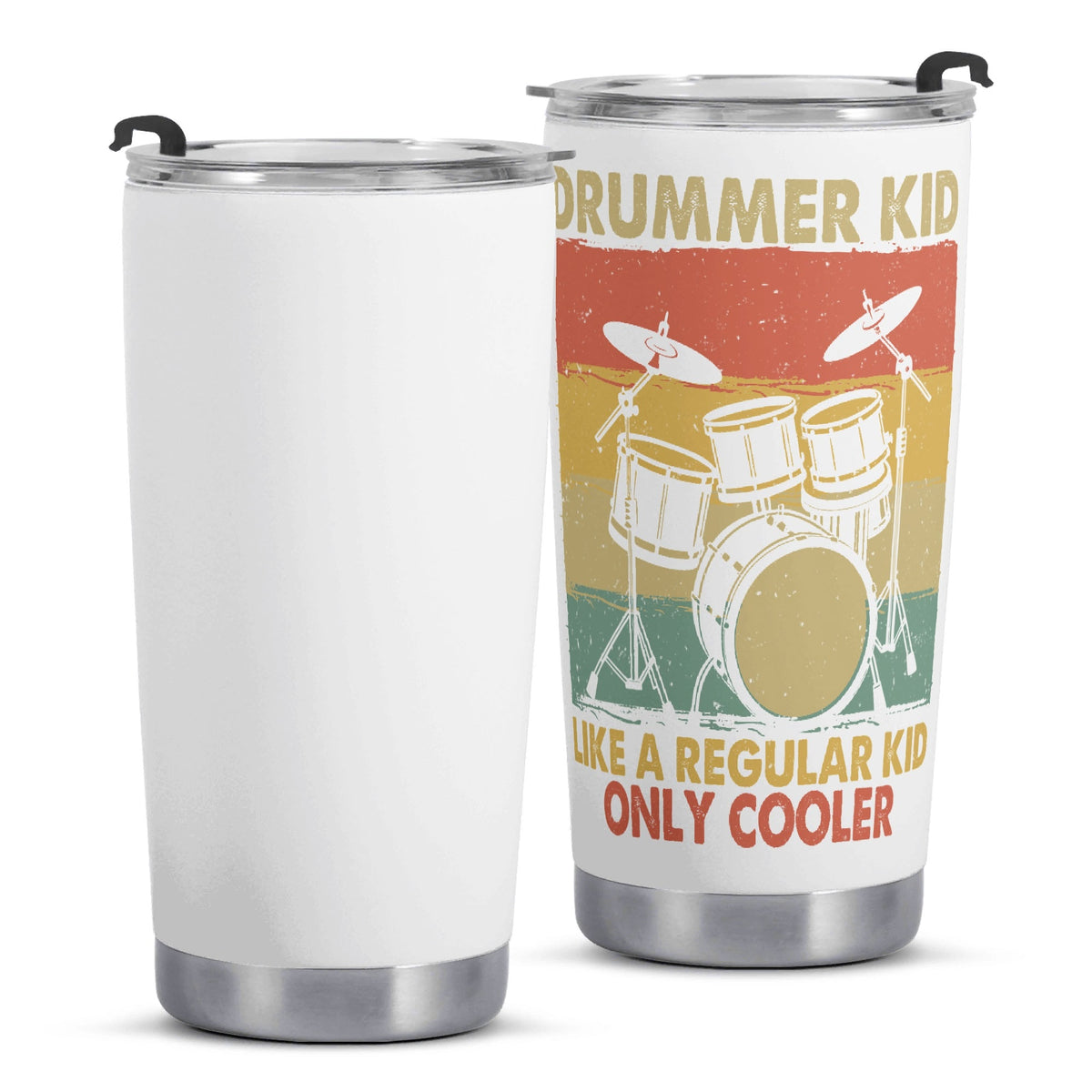 Drummer Kid Stainless Steel 20oz Travel Mug Printed Offshore