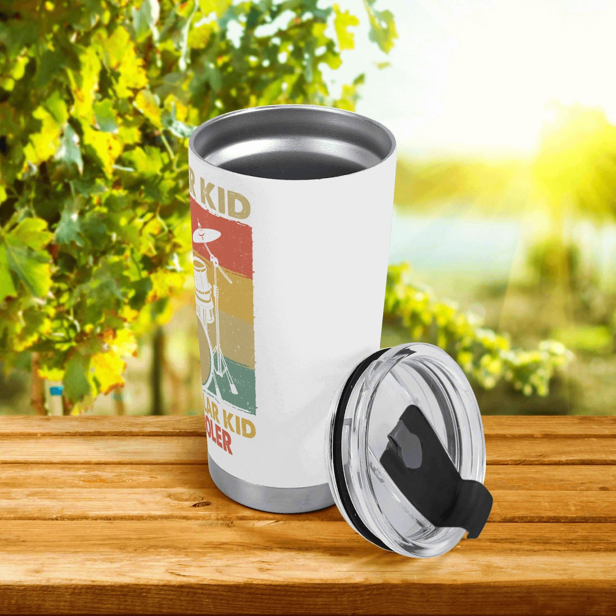 Drummer Kid Stainless Steel 20oz Travel Mug Printed Offshore