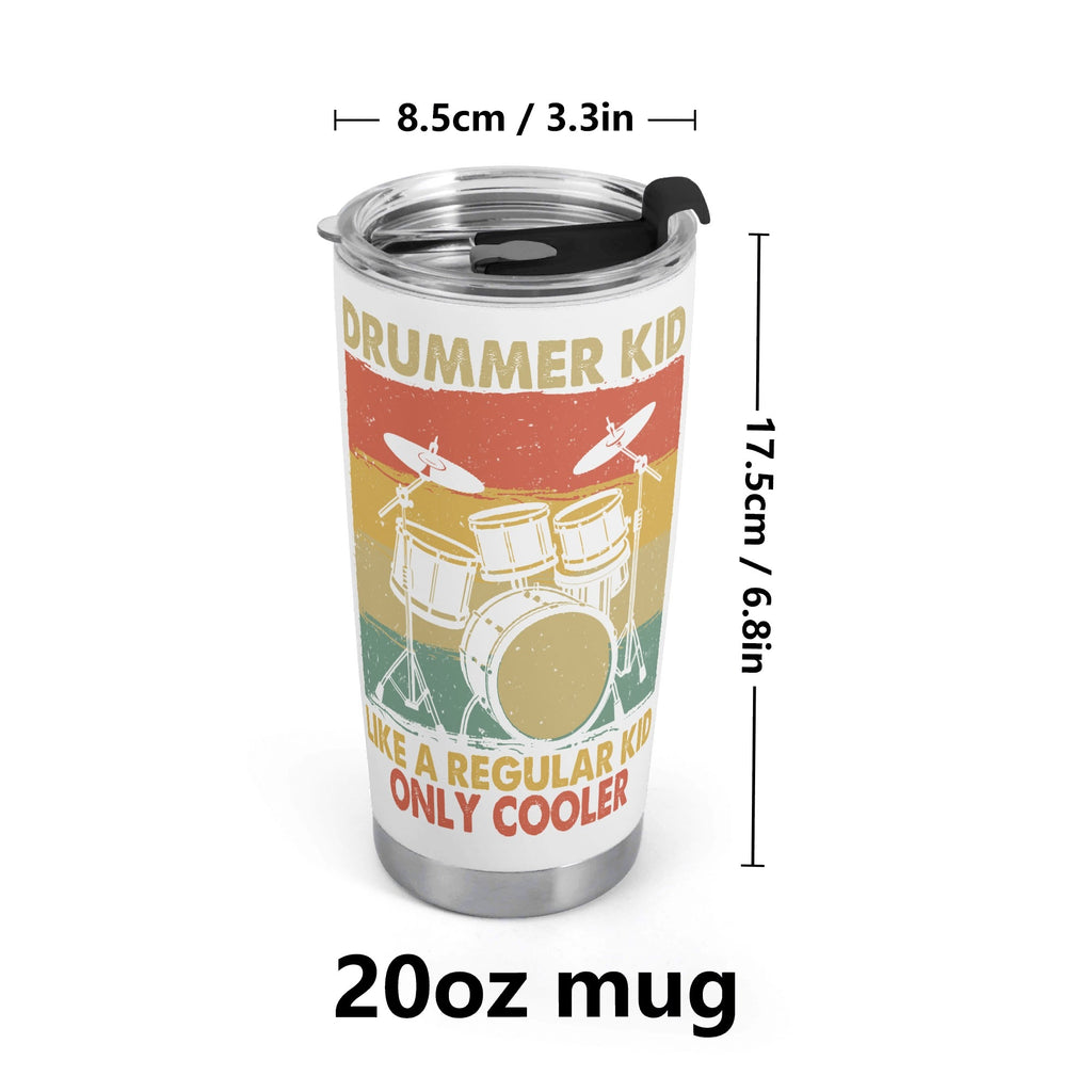 Drummer Kid Stainless Steel 20oz Travel Mug Printed Offshore