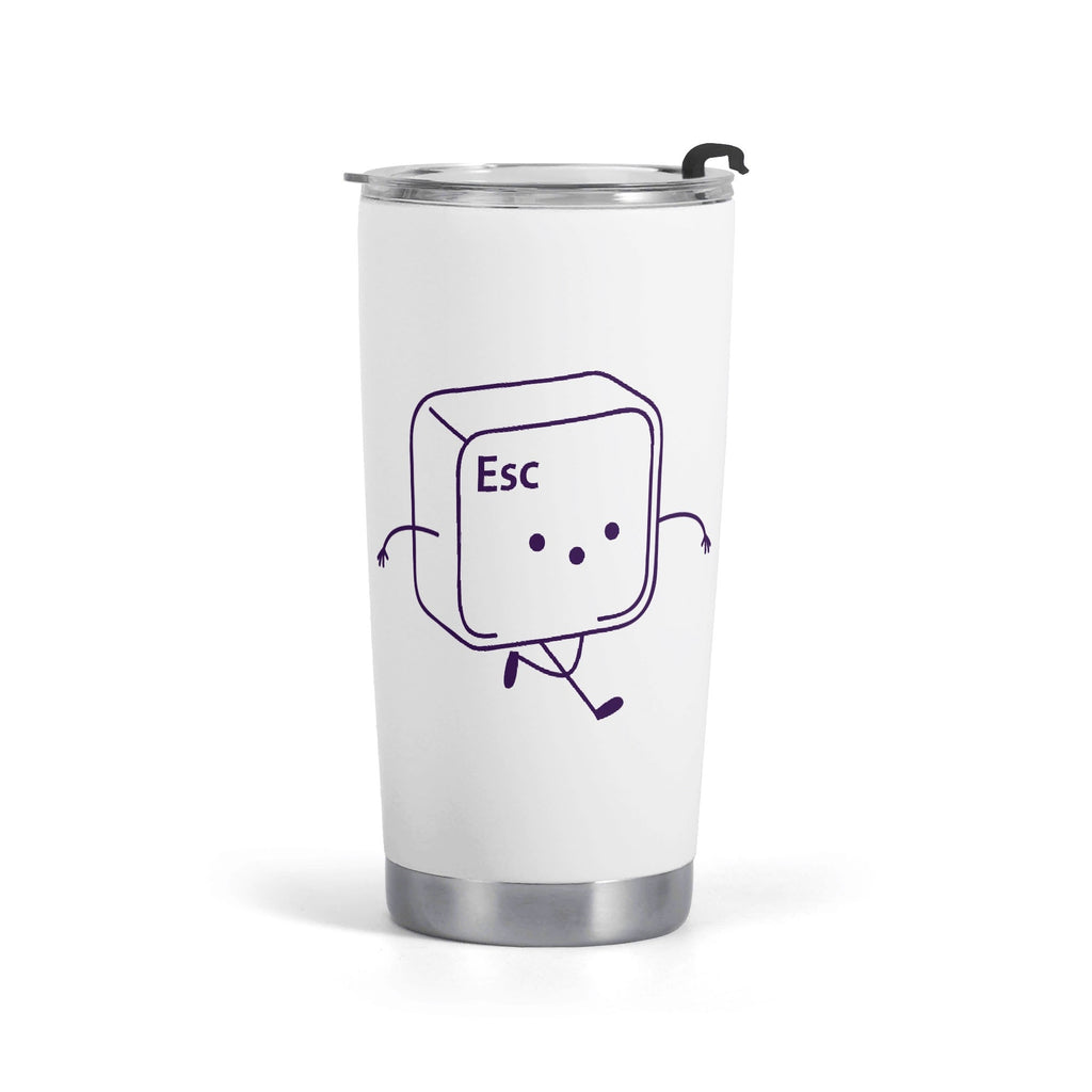 Esc Escape Key Stainless Steel 20oz Travel Mug Default Title Printed Offshore