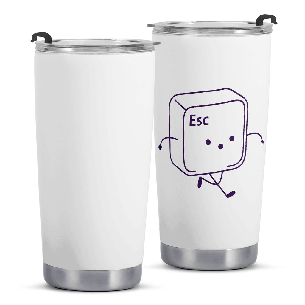 Esc Escape Key Stainless Steel 20oz Travel Mug Printed Offshore