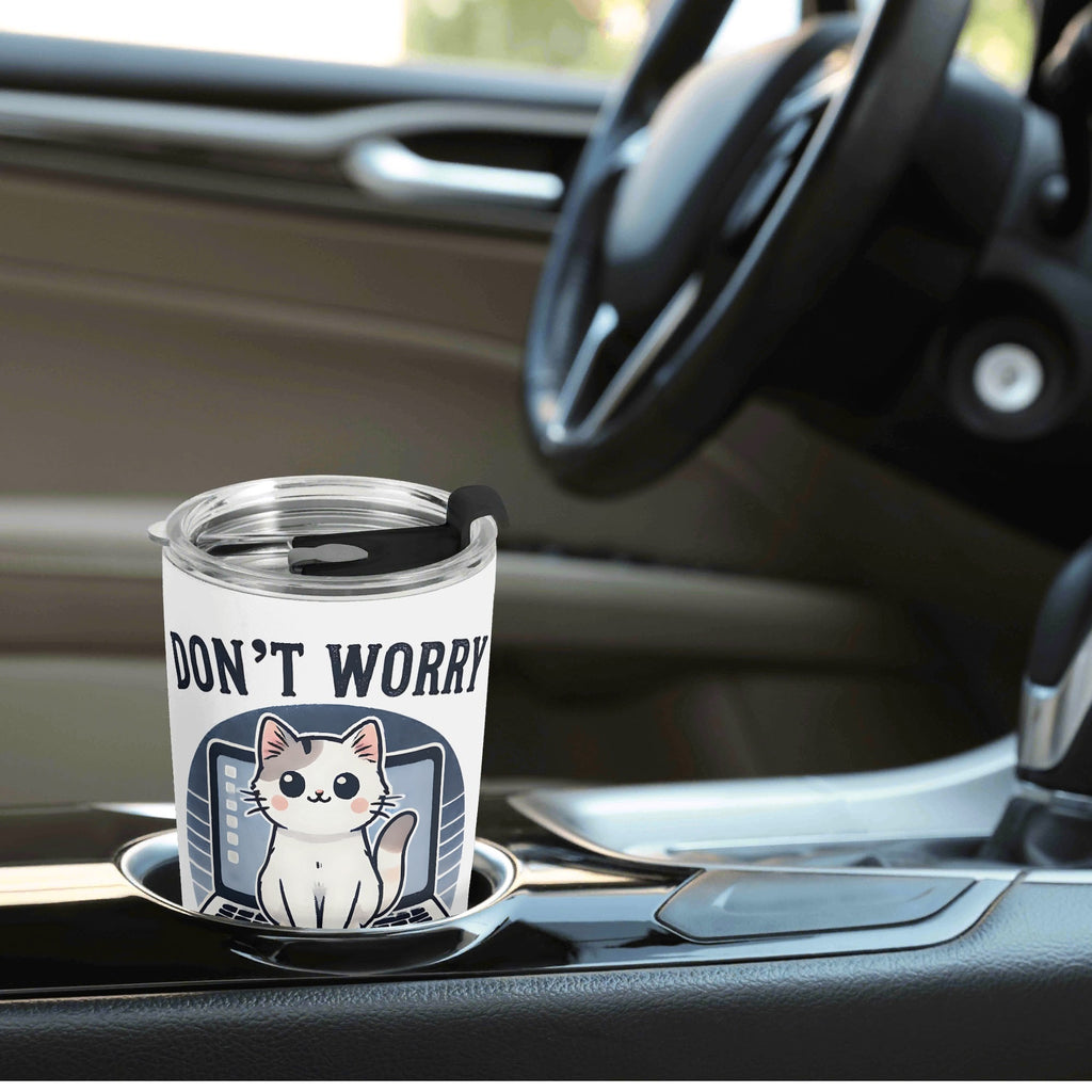Cat Tech Support Stainless Steel 20oz Travel Mug Printed Offshore