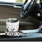 Deadlift Skeleton Stainless Steel 20oz Travel Mug Travel Mug Tumbler Fitness Printed Offshore