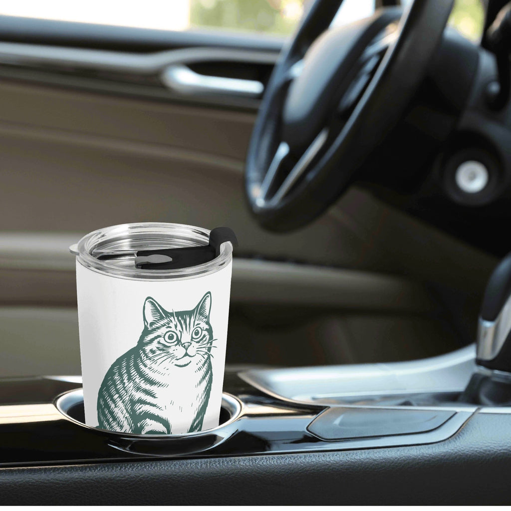 Cat Did Somebody Say Snack Stainless Steel 20oz Travel Mug Printed Offshore