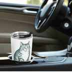 Cat Did Somebody Say Snack Stainless Steel 20oz Travel Mug Printed Offshore
