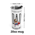 Dad The Original Superhero Stainless Steel 20oz Travel Mug Printed Offshore