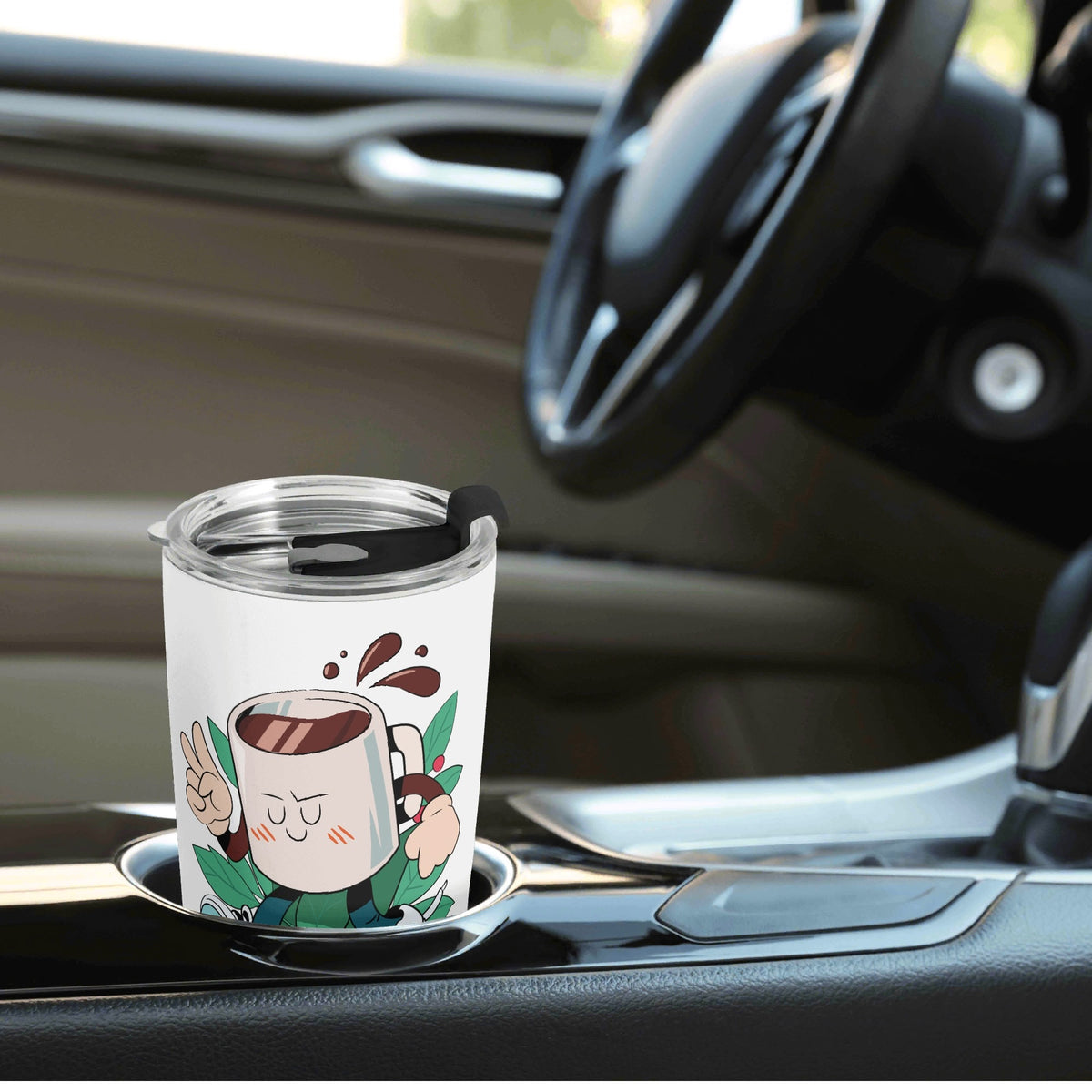 Cool Beans Coffee Stainless Steel 20oz Travel Mug Printed Offshore