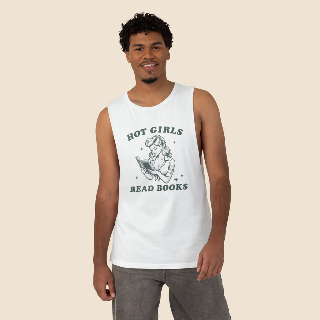 Hot Girls Read Books - Unisex Barnard Tank
