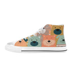 Lots Of Dogs - Kids High Top Canvas Shoes