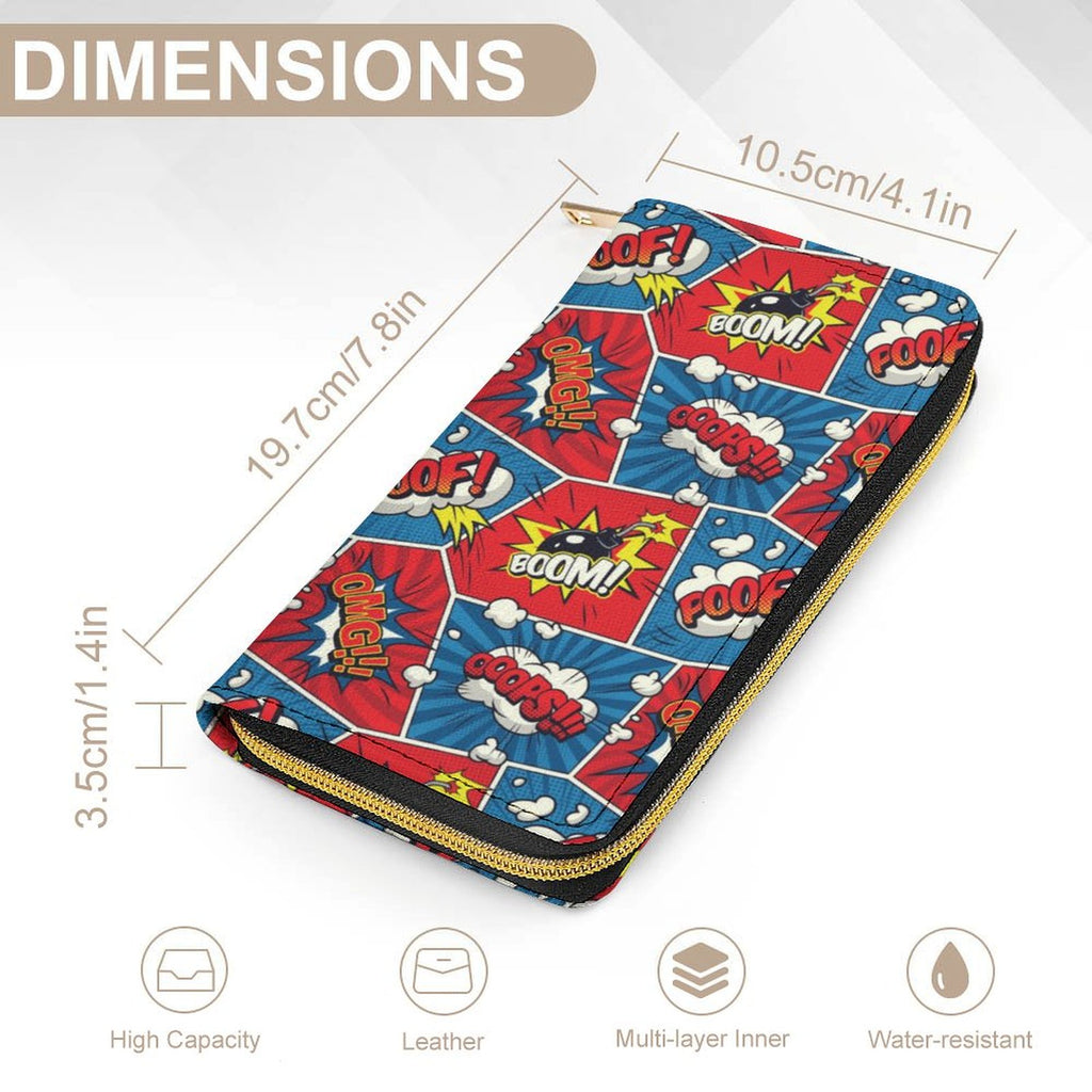 Comic Book Cells -  PU Leather Wallet