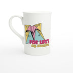 For Life's Big Decisions - White 10oz Porcelain Slim Mug Default Title Porcelain Mug Games Globally Fulfilled