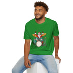 Drummer Santa - Unisex Softstyle T-Shirt