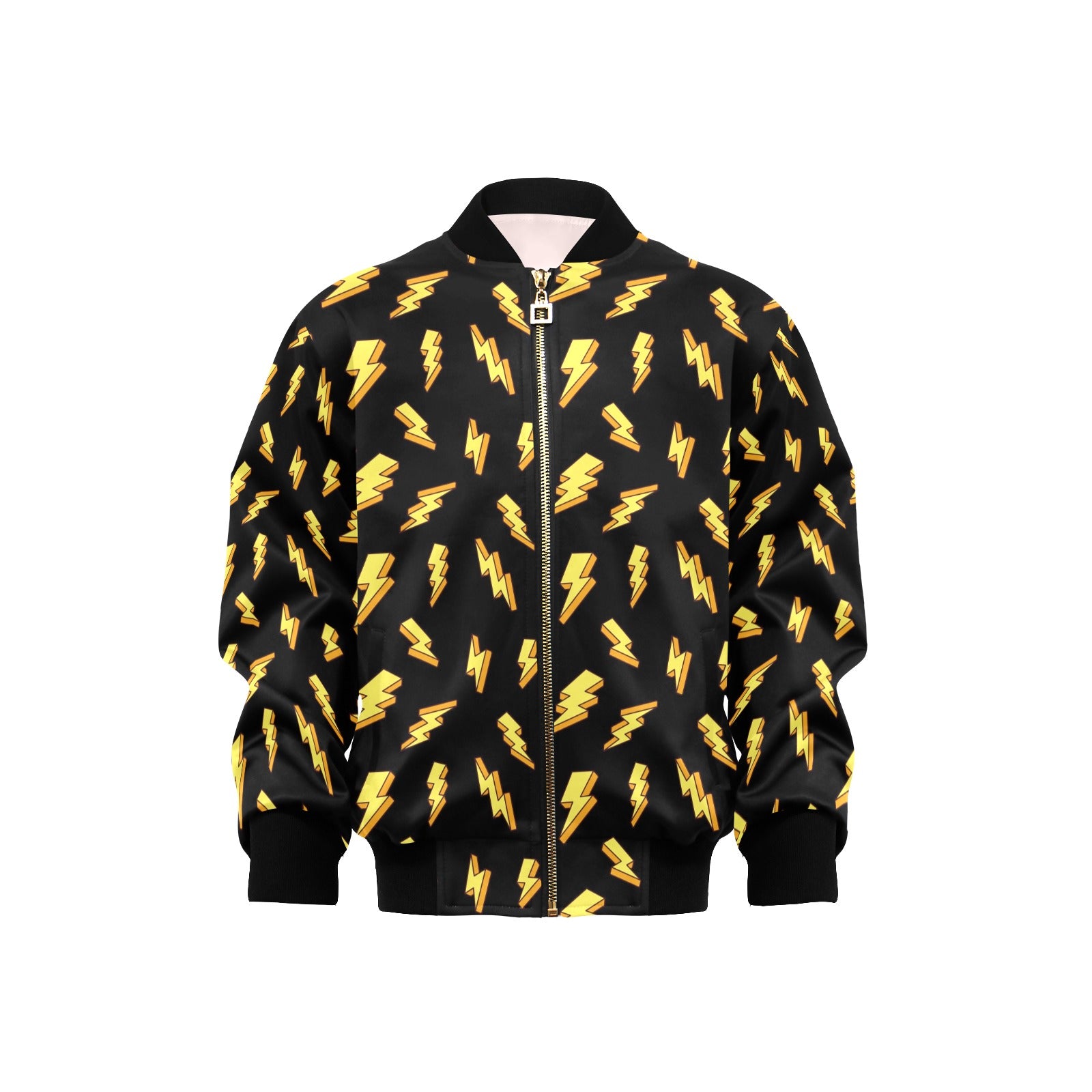 Lightning Bolts Kids Bomber Jacket XL Kids Bomber Jacket comic Printed Offshore