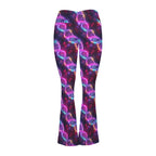 DNA Glow High Waist Crossover Tummy Control Flare Leggings High Waist Flare Leggings Printed Offshore Science