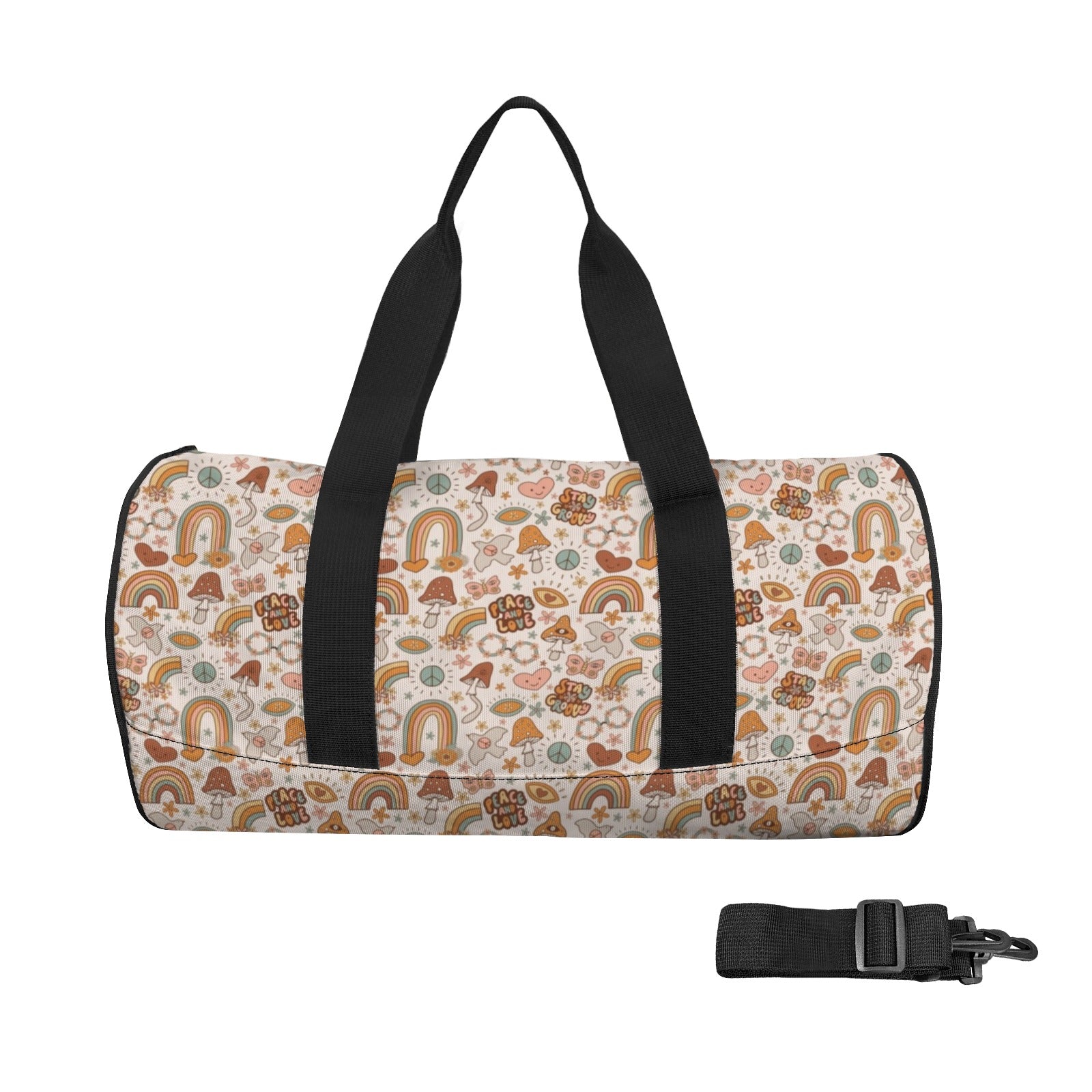 Peace And Love Duffle Bag one size Duffle Bag Printed Offshore